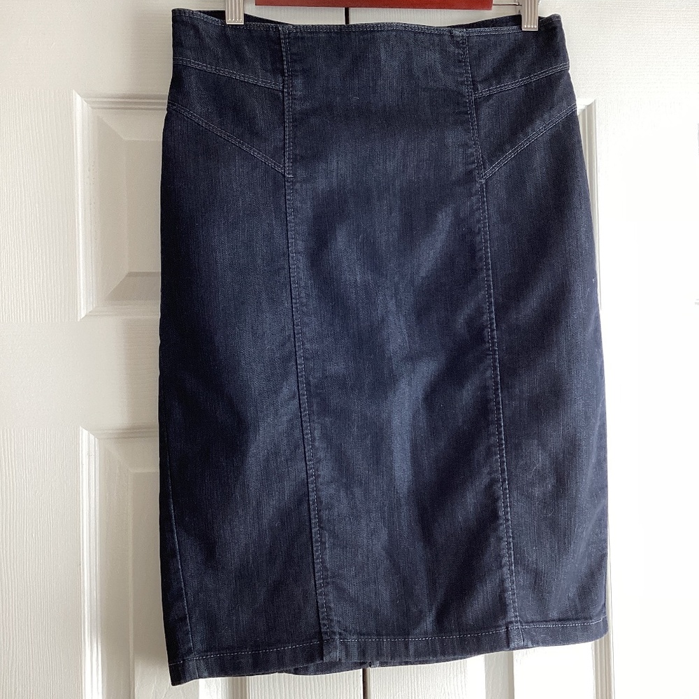 Ann Taylor Denim Skirt - Picture 2 of 8